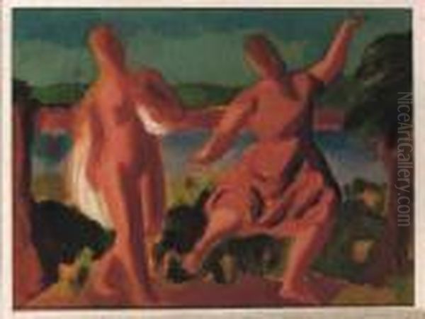 Two Bathers - view 1