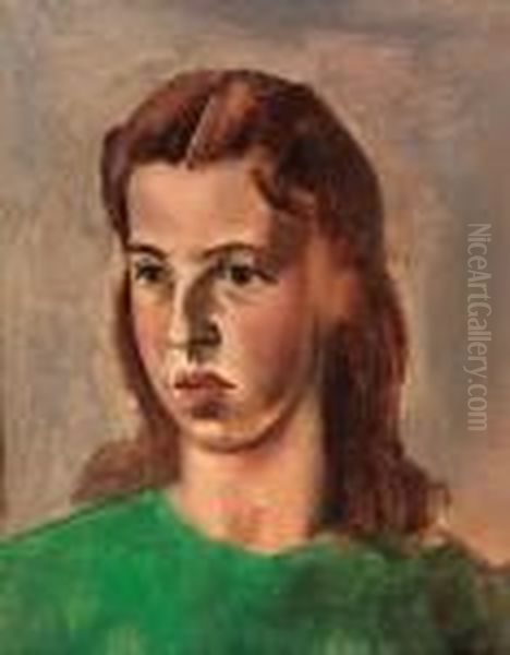 Girl In A Green Dress - view 1