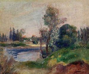 Banks Of The River by Pierre Auguste Renoir