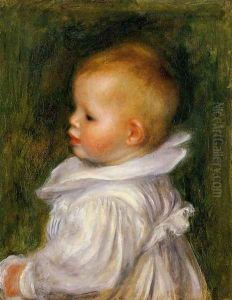 Portrait Of Claude Renoir by Pierre Auguste Renoir