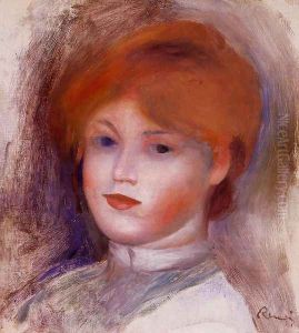 Head Of A Young Woman2 by Pierre Auguste Renoir