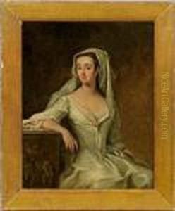 Portrait Der Grafinmargarete Gertrud Von Schaumburg-lippe by Philippe Mercier