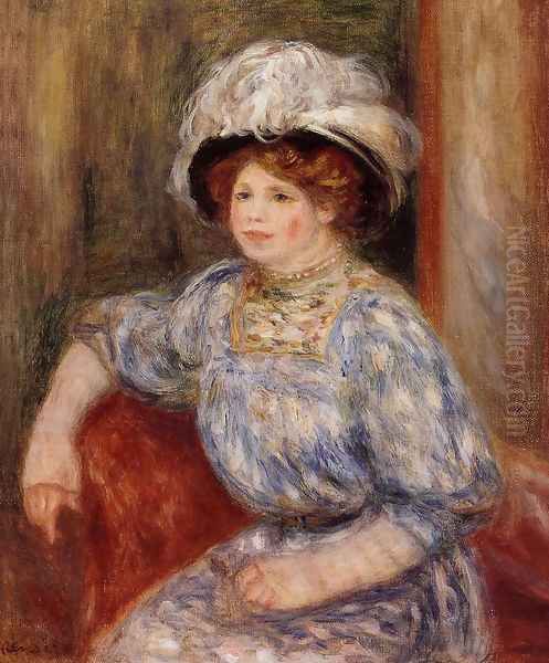 Woman In Blue - view 1