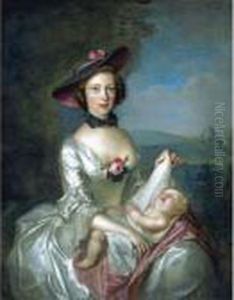 Portrait Of Elizabeth Moubray, Mrs Robert Boyd by Philippe Mercier