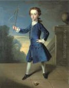 Portrait Of A Boy by Philippe Mercier