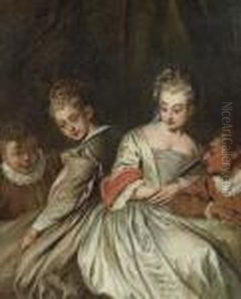Two Elegant Couples. - view 1
