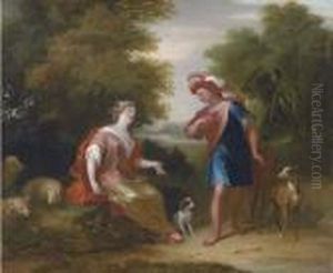 Granida And Daifilo by Philippe Mercier