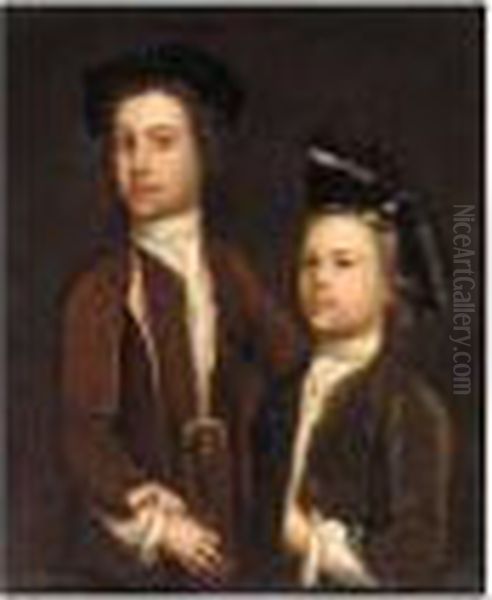 Double Portrait Of Two Boys - view 1