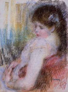 Seated Woman2 by Pierre Auguste Renoir