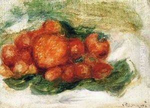 Still Life With Strawberries3 by Pierre Auguste Renoir