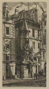 Tourelle De La Rue De La Tixeranderie by Charles Meryon