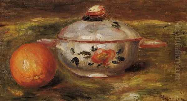 Still Life With Orange And Sugar Bowl - view 1