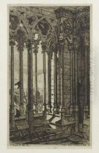 La Galerie Notre-dame by Charles Meryon
