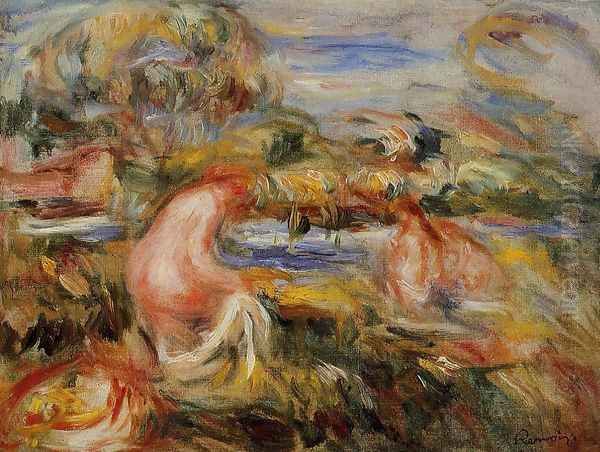Two Bathers In A Landscape - view 1