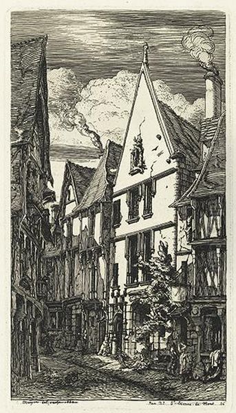 Rue De Toiles, Bourges. - view 1
