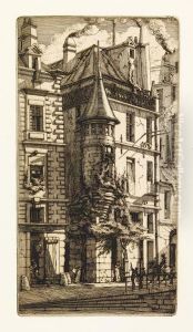 Tourelle, Rue De La Tixeranderie by Charles Meryon