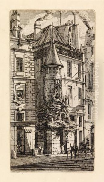 Tourelle, Rue De La Tixeranderie. - view 1