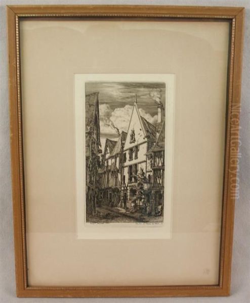 La Rue Des Toiles A Bourges - view 1