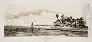 Oceanie, Peche Aux Palmes by Charles Meryon