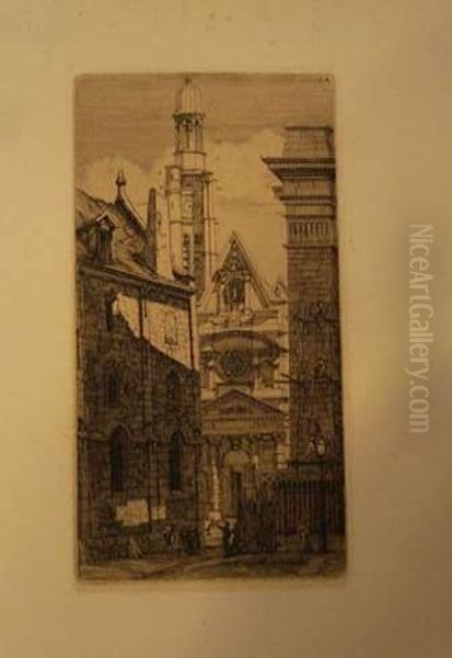 Saint-etienne Du Mont. 1852. - view 1