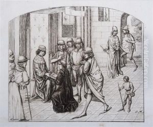 The Printer Valerius by Charles Meryon