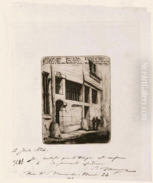 La Rue Des Mauvais Garcons (s.38) by Charles Meryon