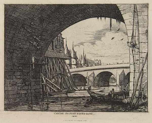 L'arche Du Pont Notre-dame - view 1