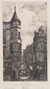 Tourelle, Rue De L'ecole De Medecine by Charles Meryon