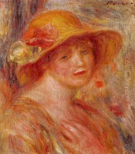 Woman In A Straw Hat3 Woman In A Straw Hat3