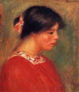 Head Of A Woman In Red