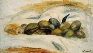 Still Life - Almonds and Walnuts by Pierre Auguste Renoir