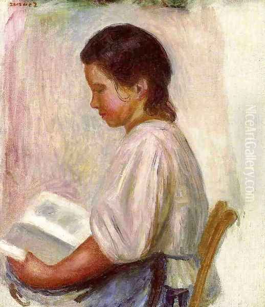 Young Girl Reading3 - view 1