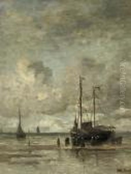 Bomschuiten On The Beach: Unloading The Day's Catch - view 1