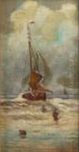 Fishing Fleet by Hendrik Willem Mesdag