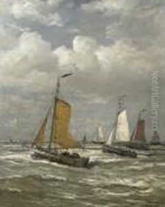 Het Uitvaren Der Scheveningsche Loggers: Setting Out To Sea