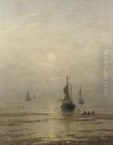 The Return Of The Fleet At Sunset, Scheveningen