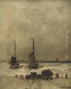 The Arrival Of The Fleet by Hendrik Willem Mesdag