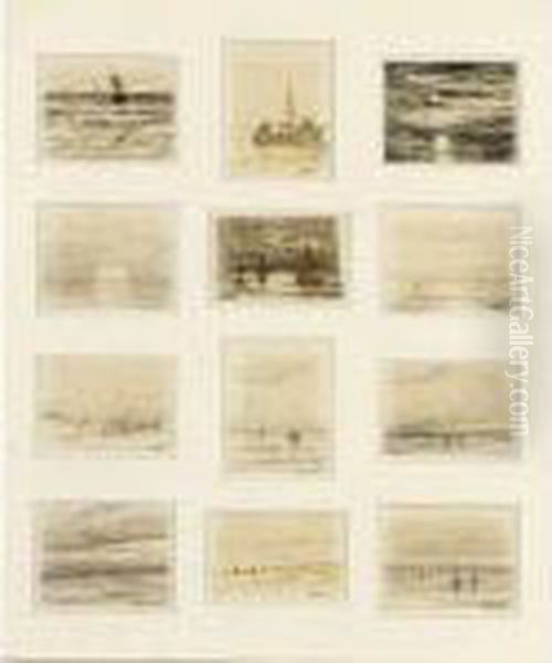 Twelve Drawings In One Frame - view 1