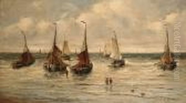 Fishing Boats Coming In - view 1