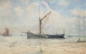 Dutch Fishing Boats by Hendrik Willem Mesdag