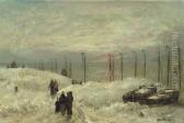 Le Soleil Couchant En Hiver - view 1