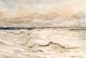 A Sea-scape by Hendrik Willem Mesdag