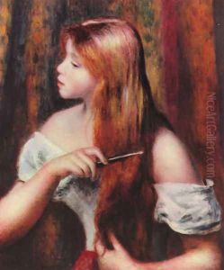 Girls at the crests by Pierre Auguste Renoir