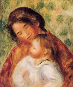 Woman And Child2 by Pierre Auguste Renoir