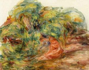 Two Woman in a Garden by Pierre Auguste Renoir