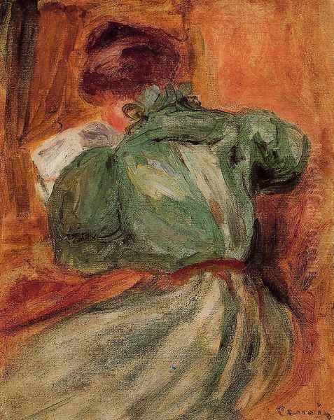 Reader in Green - view 1
