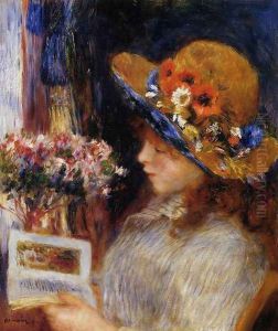 Young Girl Reading 2 by Pierre Auguste Renoir