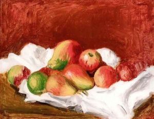 Pears And Apples by Pierre Auguste Renoir
