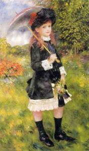 Girl with a Parasol (Aline Nunes) by Pierre Auguste Renoir