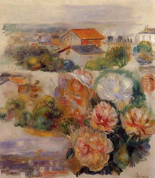 Landscape, Flowers and Little Girl - view 1